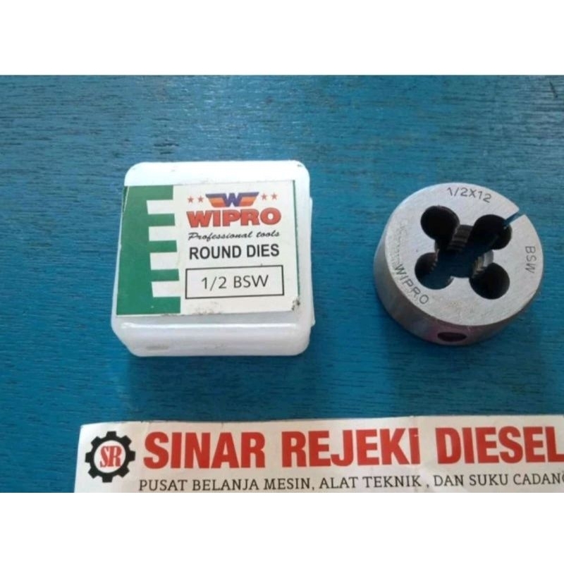 Mata Senai Drat Luar Baut Mata Snei Snai Dies Head 1/2 x 12 1/2x12
