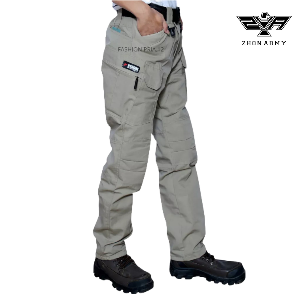 ORIGINAL ZHON ARMY Celana PDL Cargo Tactical Panjang Outdoor Grey 2025