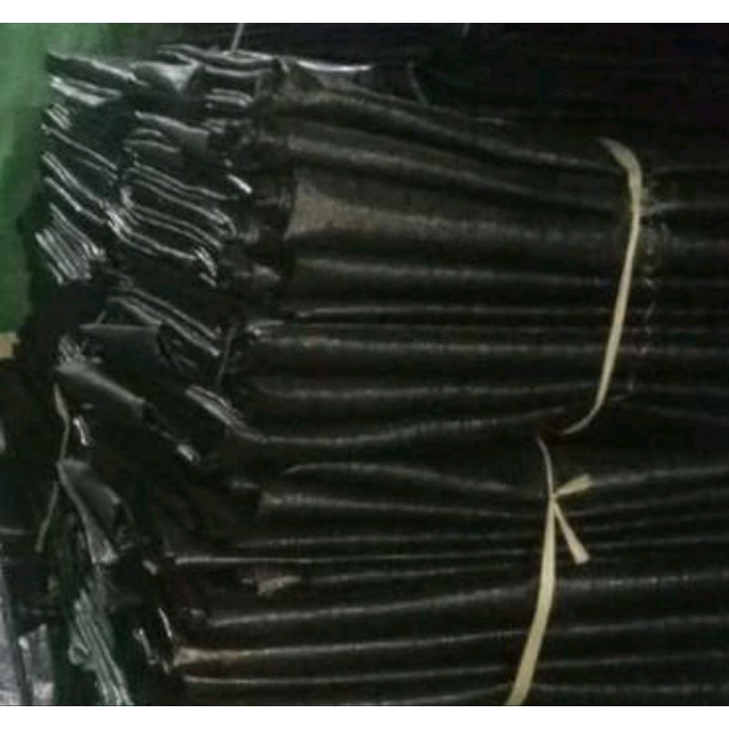 Terpal hitam 4 x 5 meter untuk jemur padi gabah rempah cepat kering alas barang tutup barang serbagu