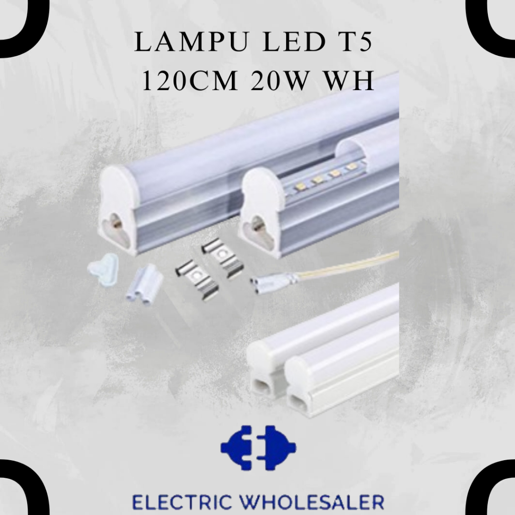 LAMPU LED T5 120CM-60CM-30CM WH