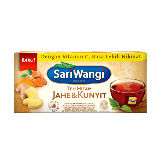 

sariwangi teh celup hita jahe & kunyit 25s