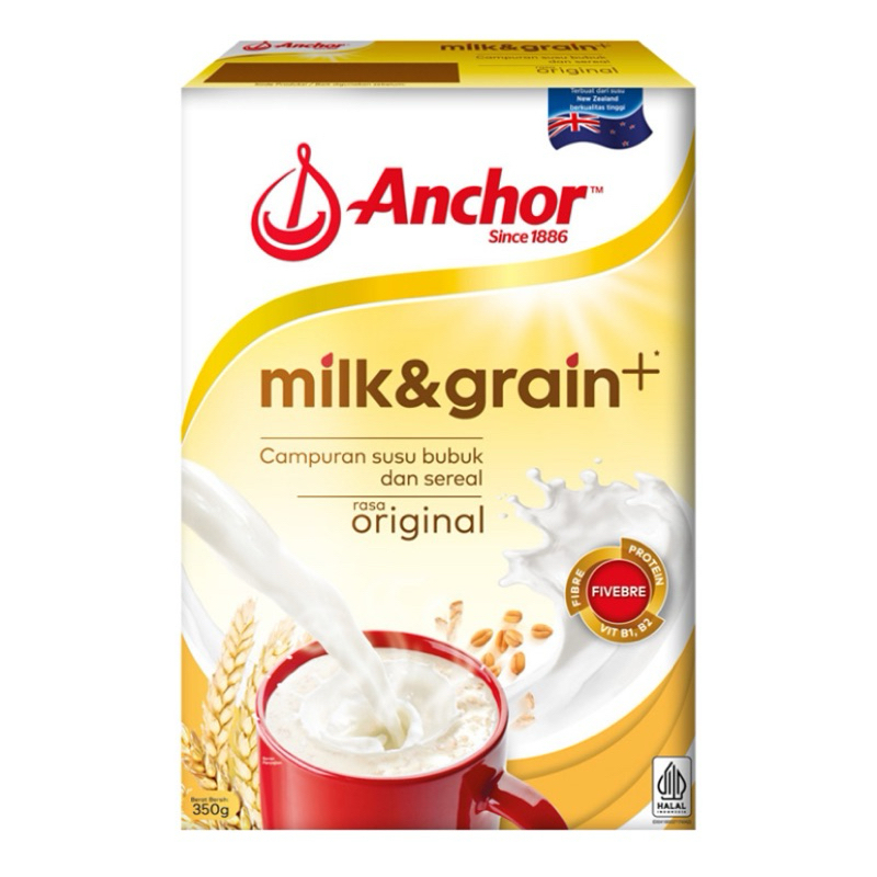 

Anchor Milk & Grain Susu Bubuk Sereal Original 350 gram