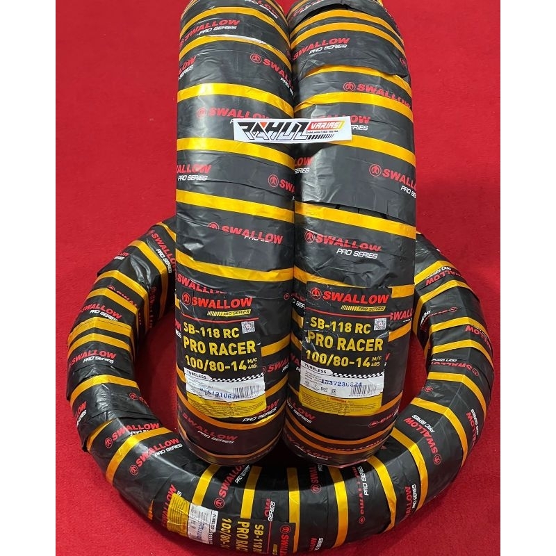 BAN SWALLOW PRO RACER UKURAN 100/80 RING 14