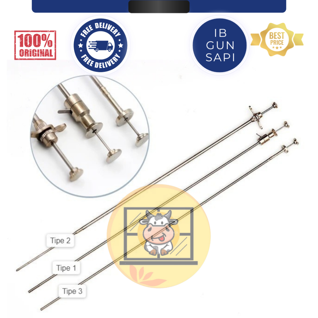 IB GUN TIPE 1 - IB GUN TIPE 2 - IB GUN TIPE 3 - GUN IB Alat Suntik Inseminasi Buatan Artificial Inse