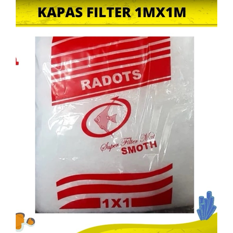 Dacron Busa / Kapas (1mx1m) Kapas filter aquairum Radots Super 1x1 Meter