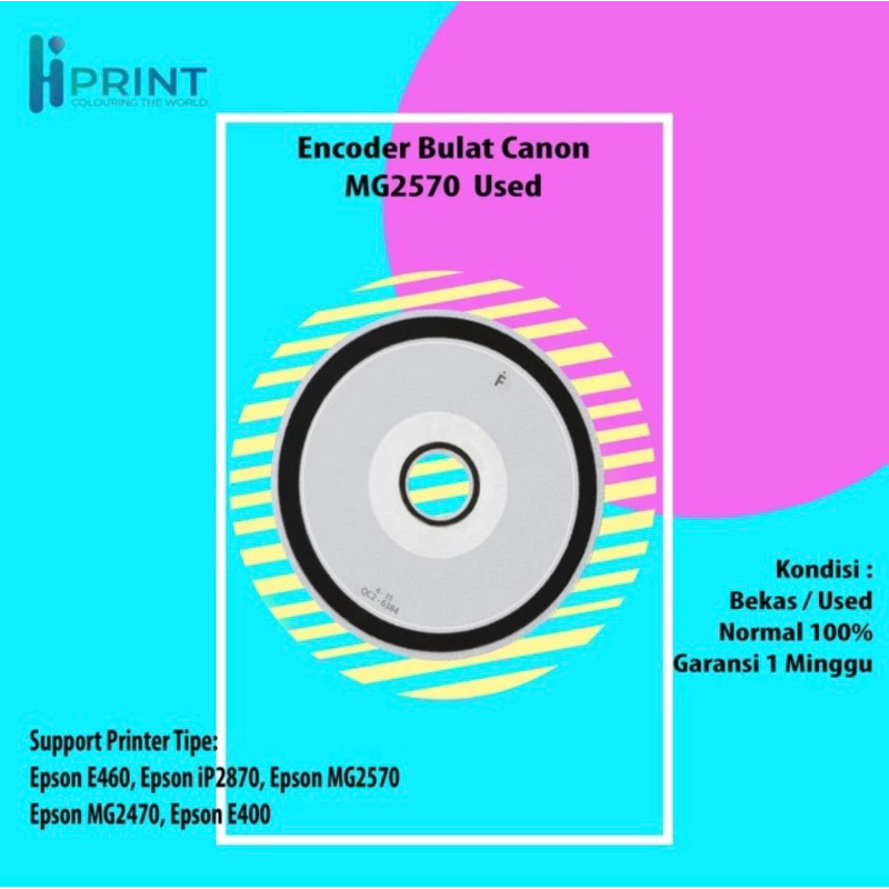 Encoder Bulat Canon iP2870 MG2570 MG2470 Timing Disk MG2570s E400 E460 FPJNew17