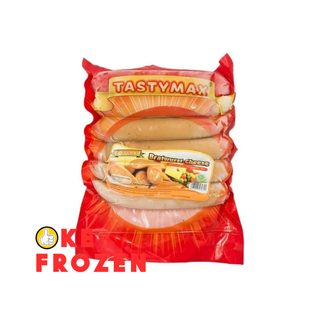 

TASTY MAX BRATWURST CHEESE 500GR / SOSIS DAGING SAPI & AYAM DENGAN KEJU