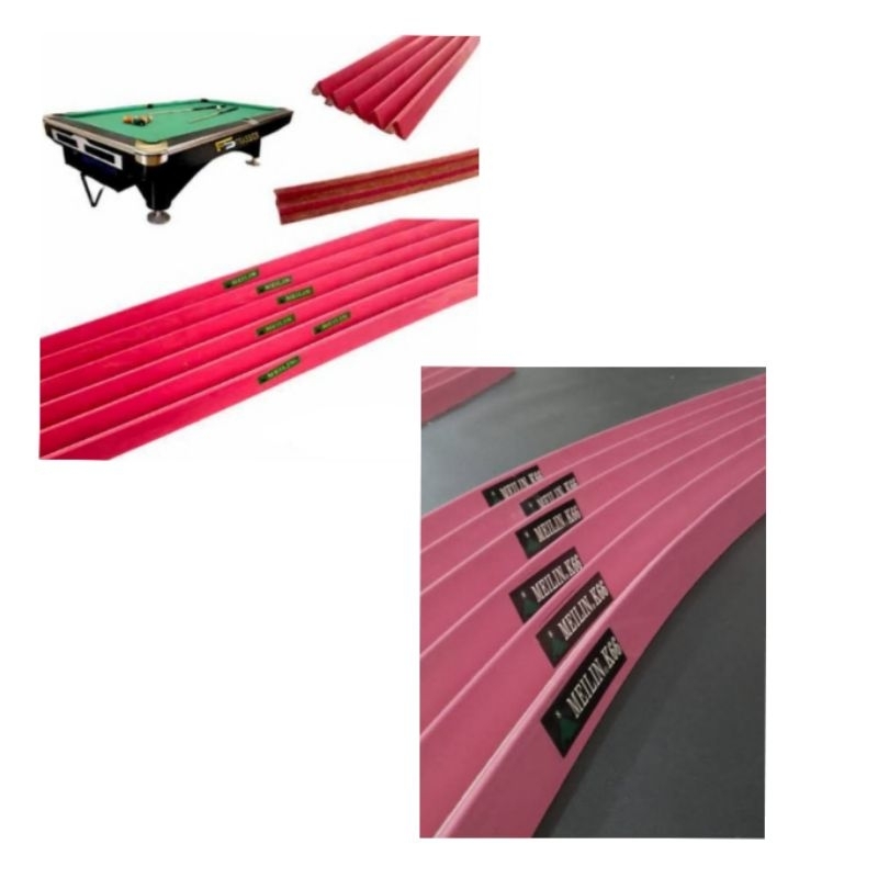 Karet Ban Segitiga / Karet Ban bIlliard Segitiga / Karet Ban Meja Billiard 9ft Meilin K66 / Karet Ba
