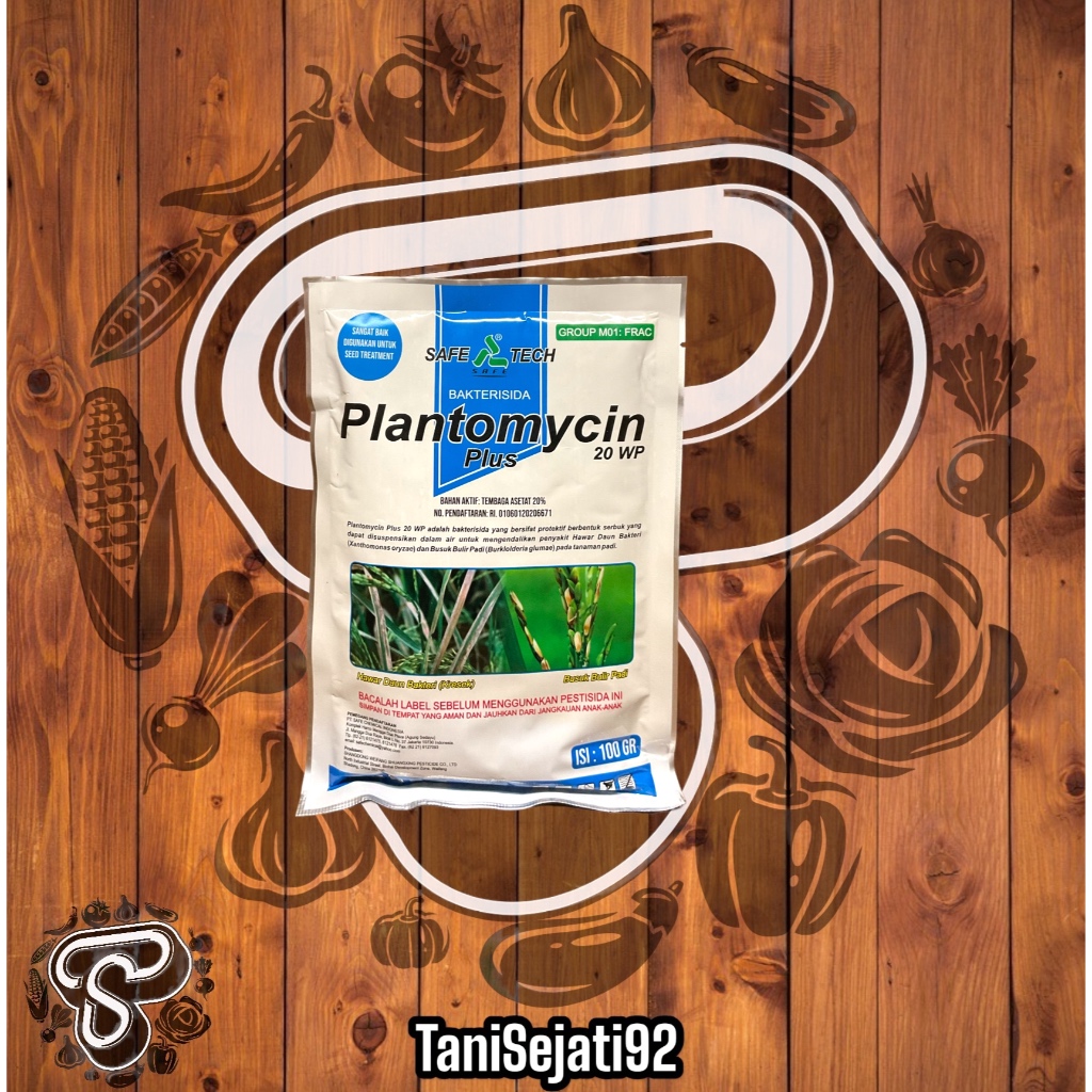 BAKTERISIDA PLANTOMYCIN PLUS 20WP - 100GR