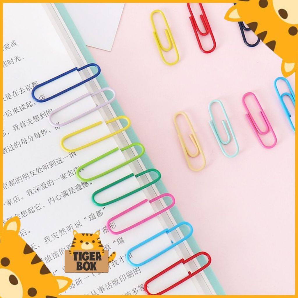 

COD Paperclip Warna Warni Klip Kertas Warna Warni Murah