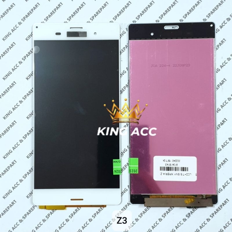 LCD TOUCHSCREEN SONY XPERIA Z3 D6603 COMPLETE BLACK