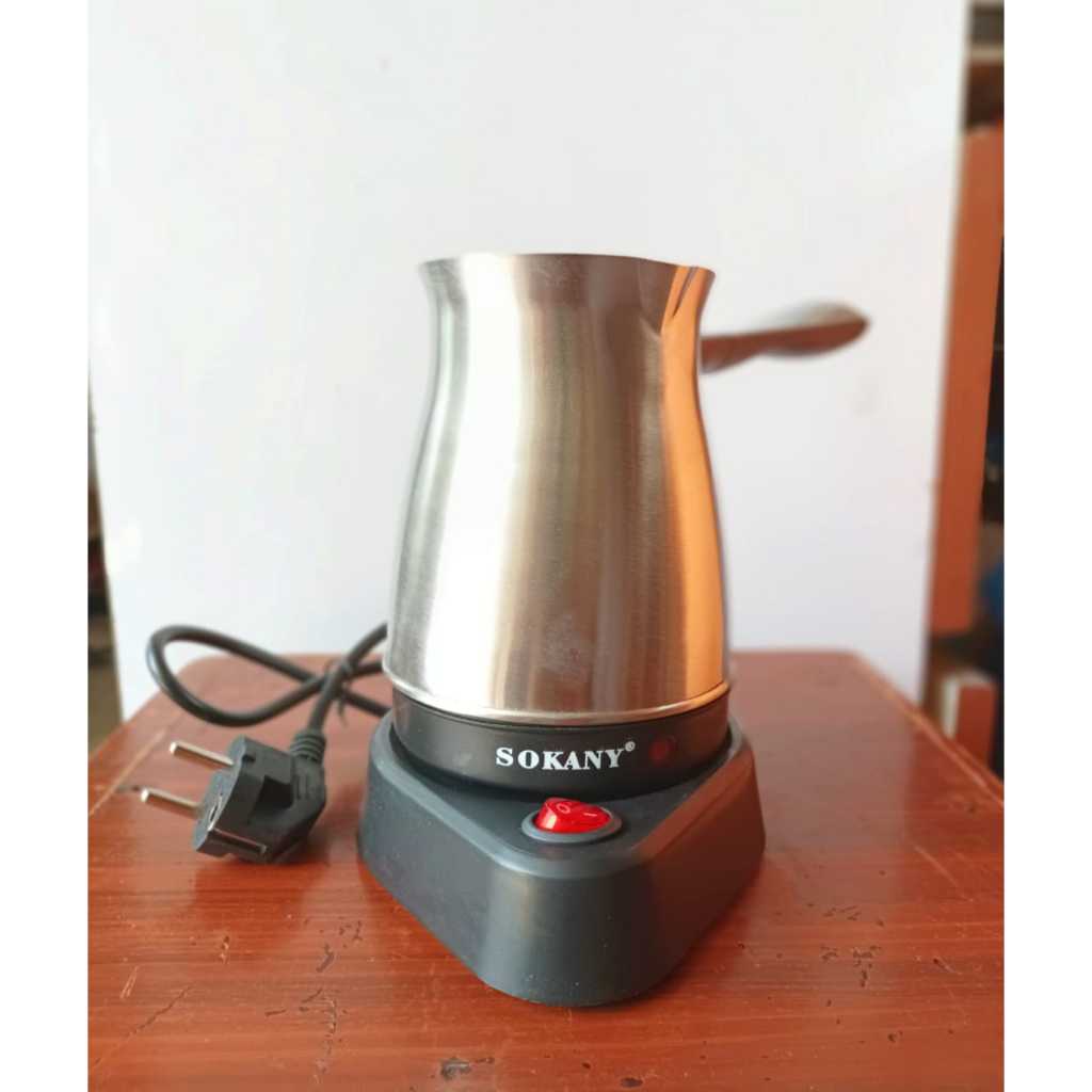 Turkish Arabik Coffee Maker Electric Ibrik dan Pemanas Susu Alat Kopi Listrik Multifungsi