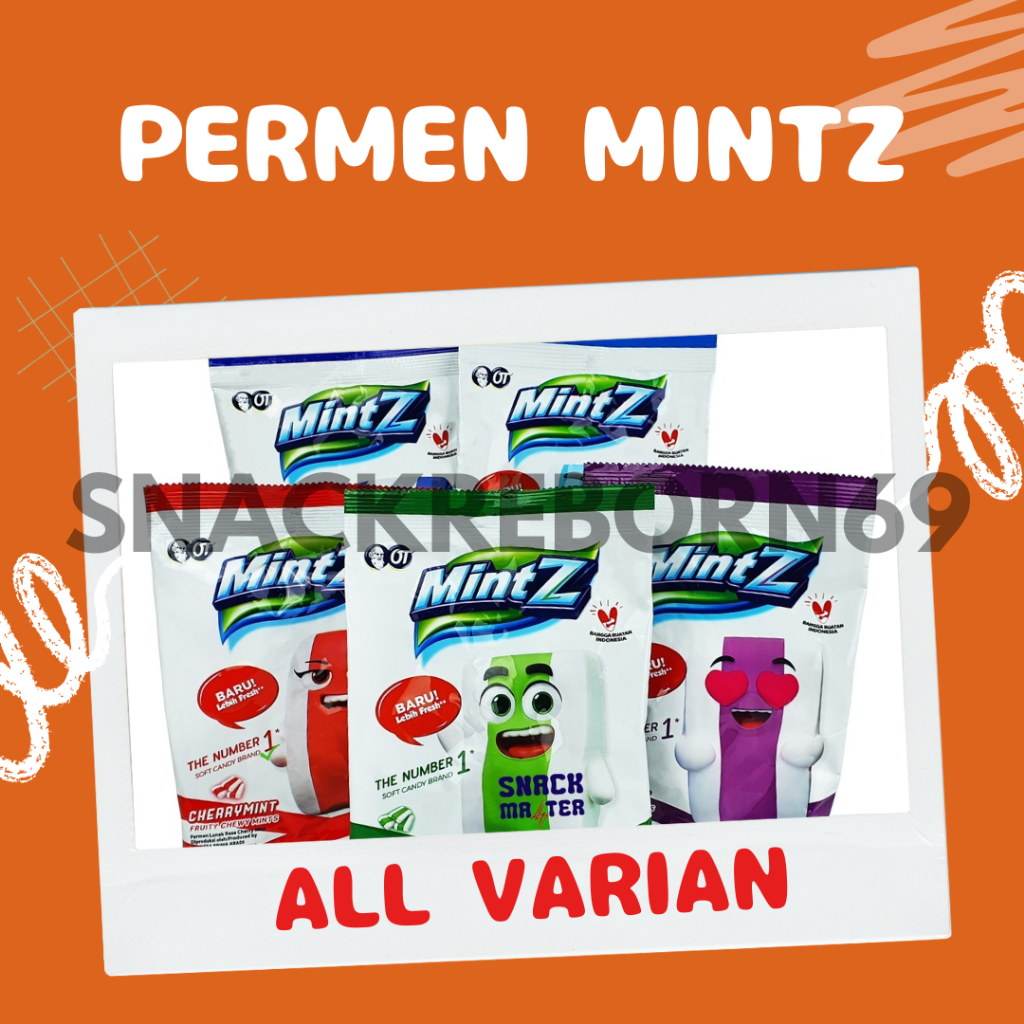 

Mintz Permen Mint Chewy All Varian Isi 50 Pcs
