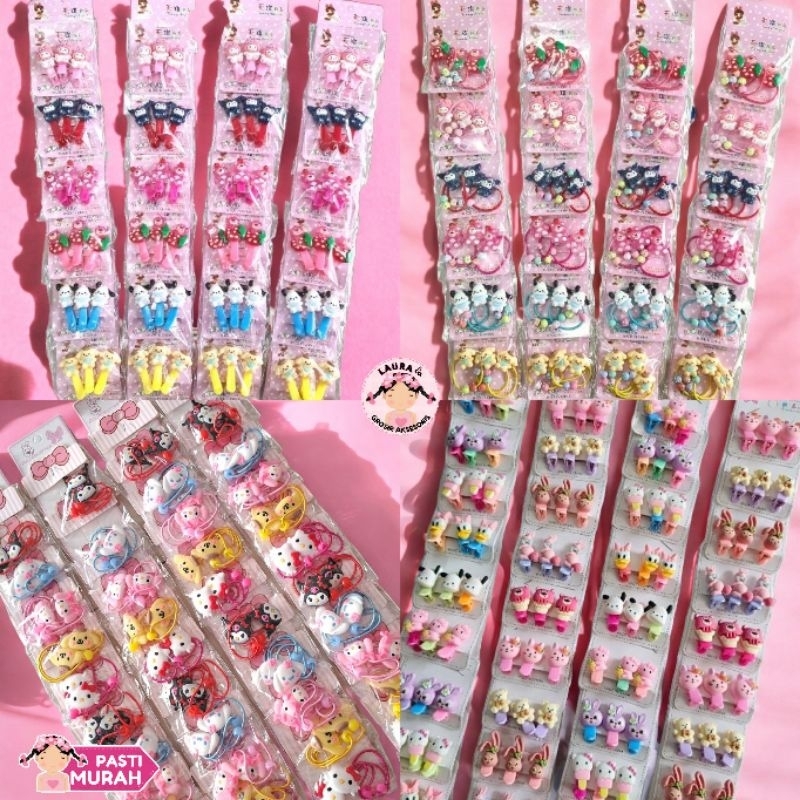 

JEPIT TIP TOP LUCU RENTENG GROSIR SANRIO HELO KITTY KOREAN