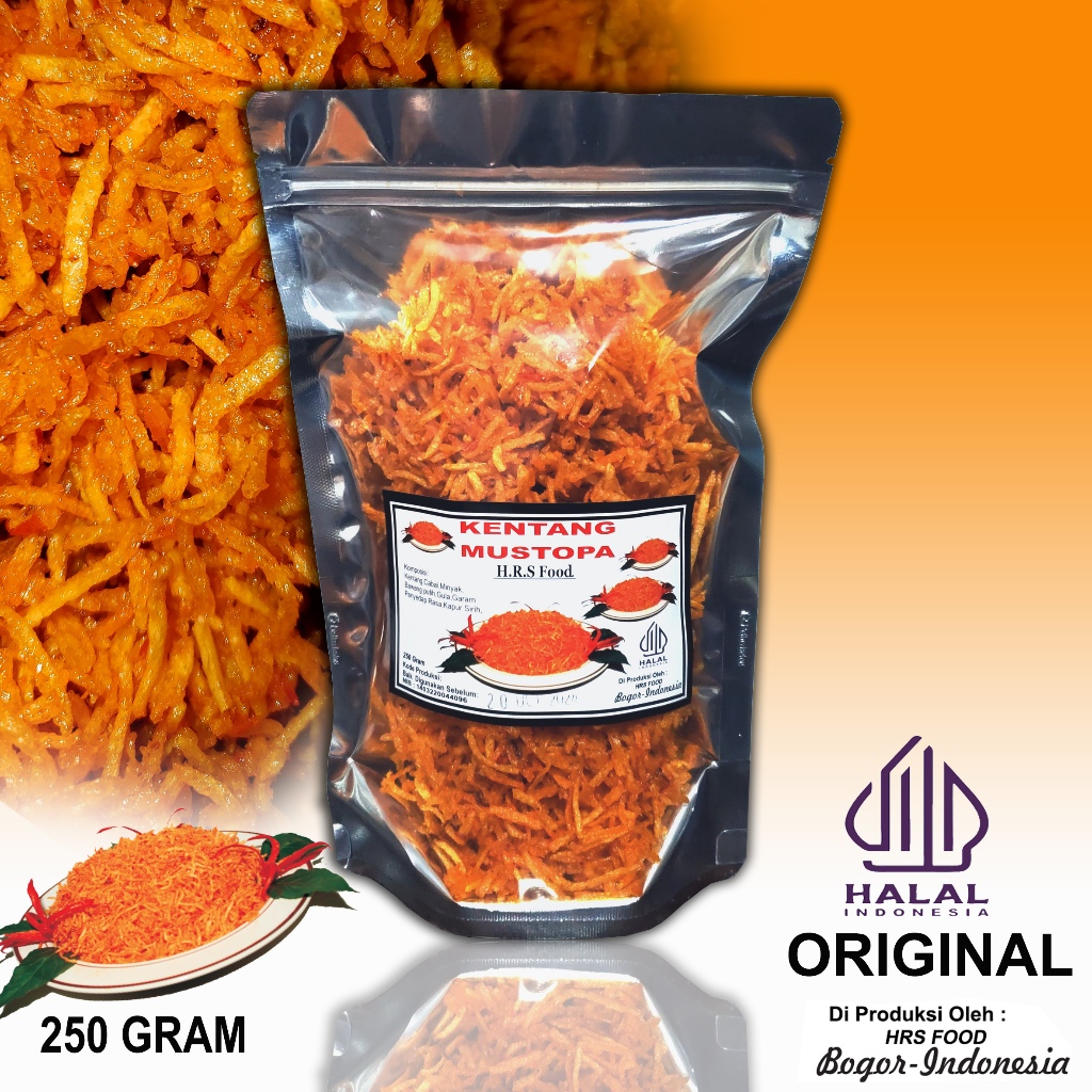 

KENTANG MUSTOPA ORIGINAL IBU HENI RENYAH ENAK DAN TAHAN LAMA 250gram HALAL