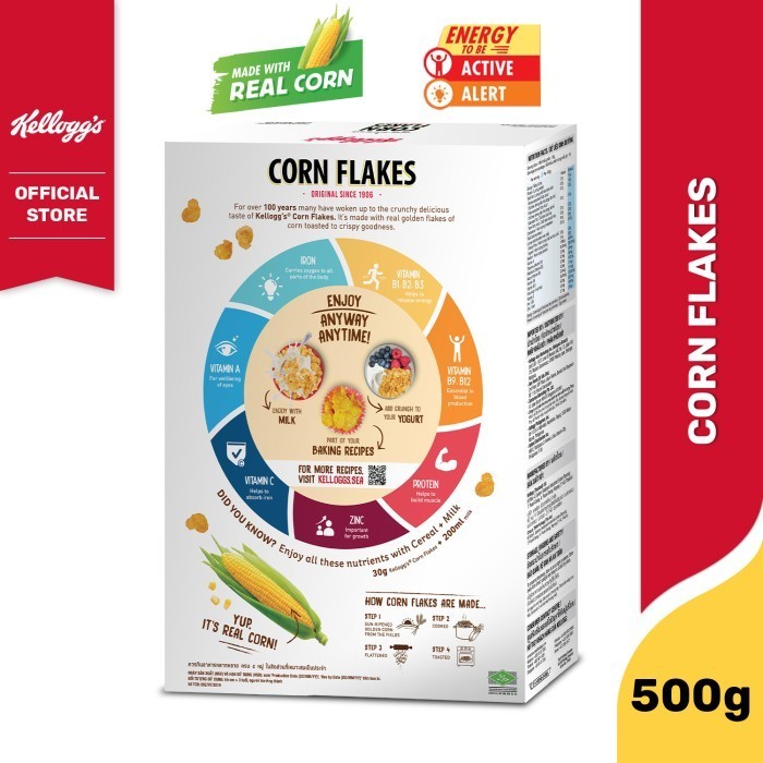 

QH [SPECIAL BUNDLE] Kelloggs Corn Flakes Sereal 2 x 500g