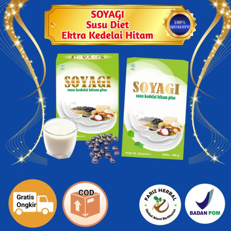 

[DISTRIBUTOR RESMI] Soyagi Susu Kedelai Hitam | Susu Diet Rendah Kalori BPOM