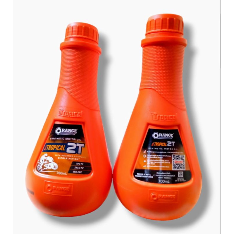 OLI SAMPING ORANGE TROPICAL 2T 700ml OLI SAMPING MOTOR 2T