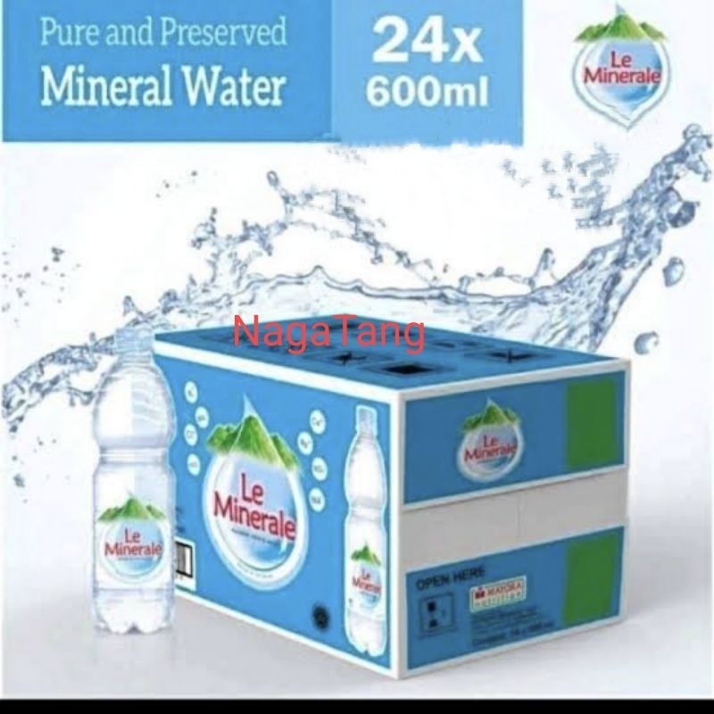 

LE MINERALE 600ML 1 DUS 24 BOTOL PALING MURAH!!