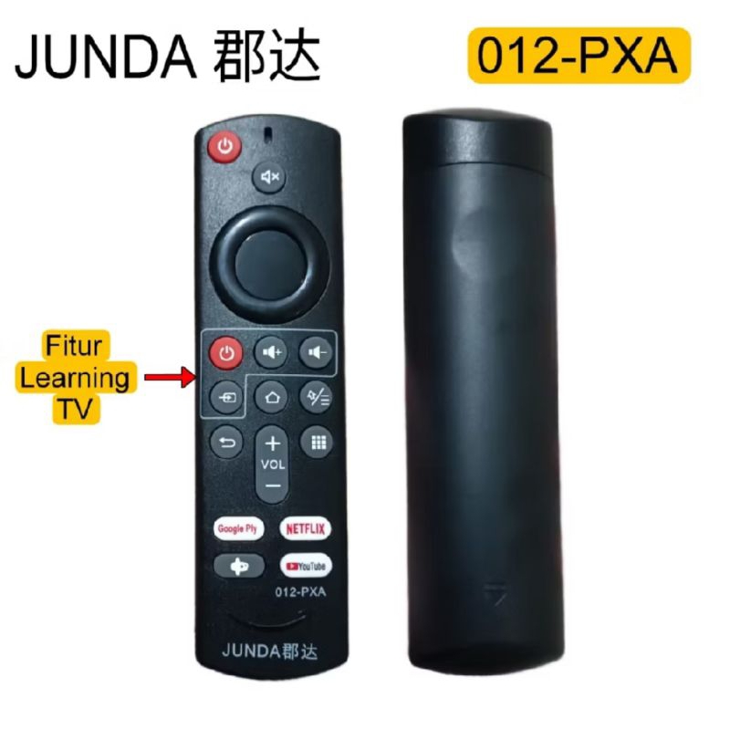 JUNDA 012-PXA Remote Pengganti untuk STB Polytron Mola TV,