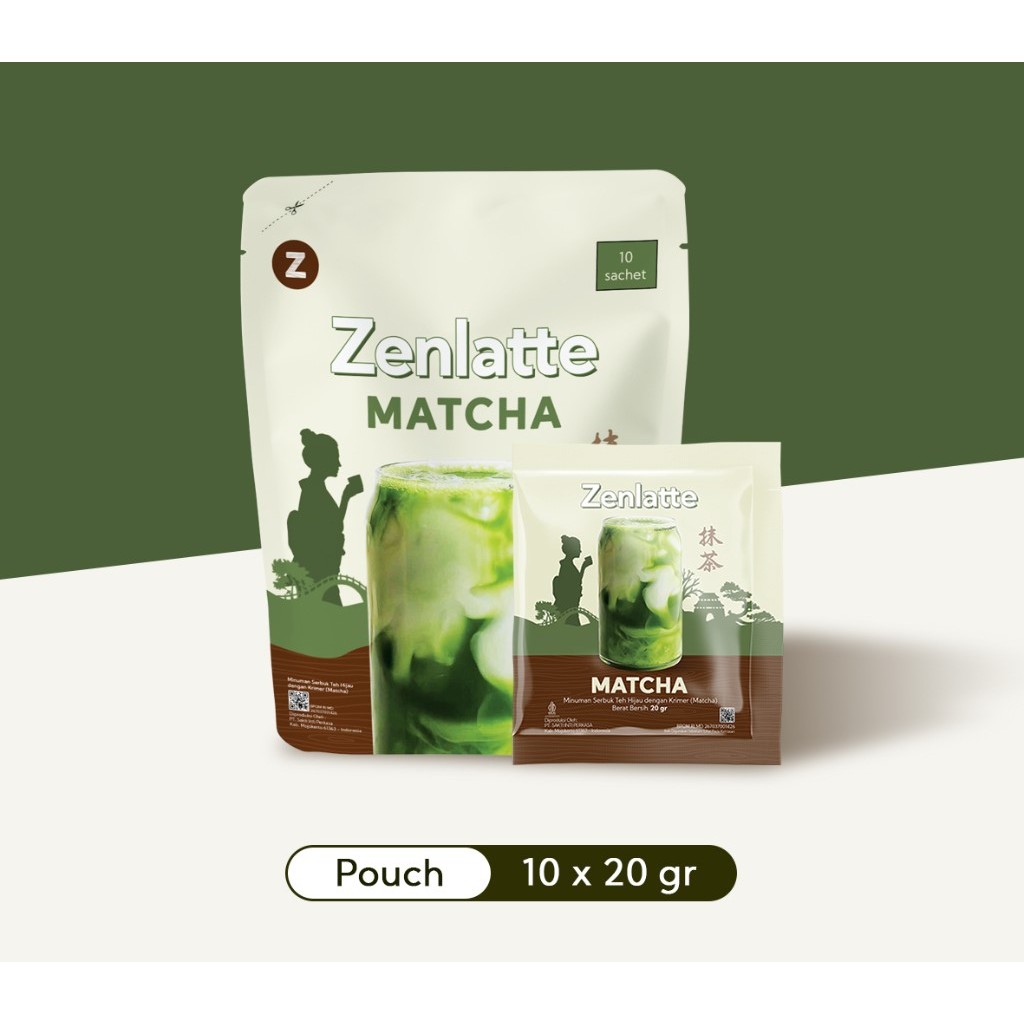 

Zenlatte Matcha - Pouch | Matcha Powder | Bubuk Matcha | Matcha Latte