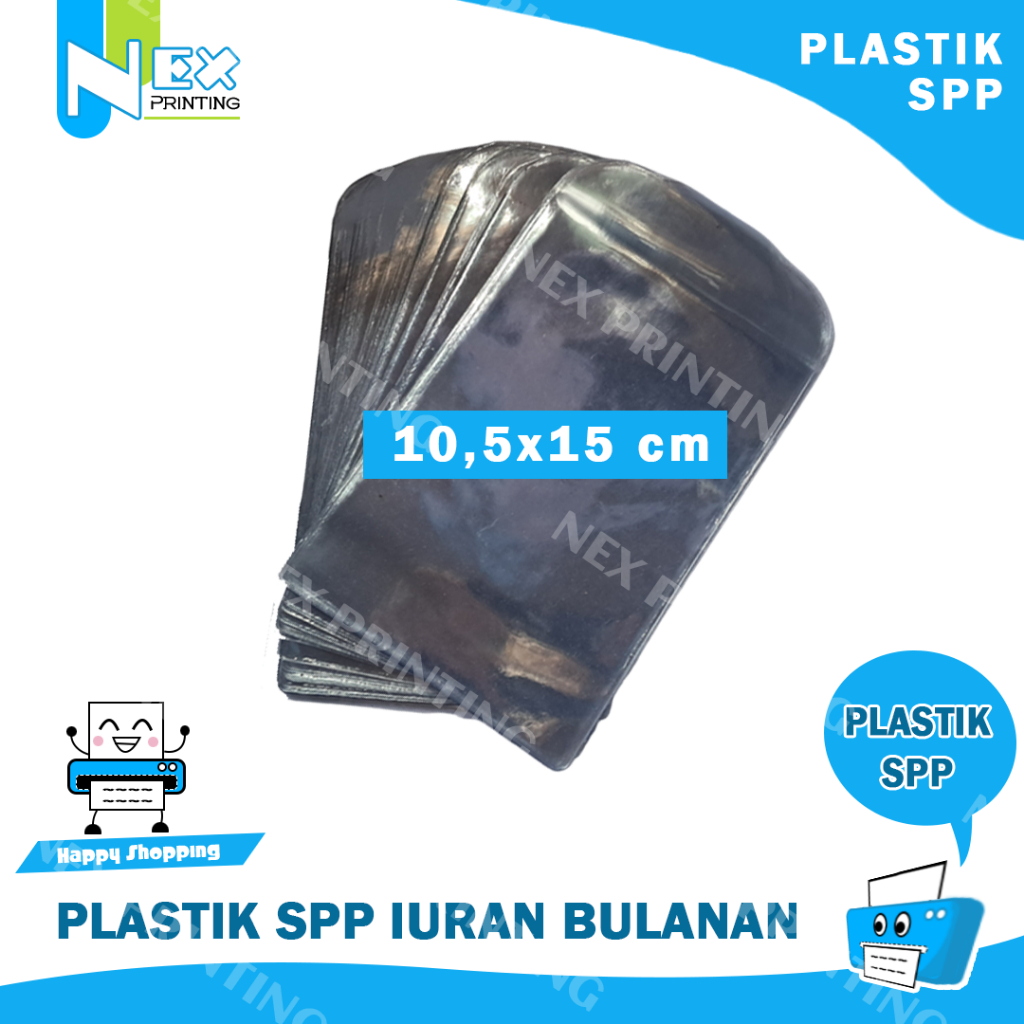 

Plastik SPP Iuran Bulanan Kartu Ukuran 10,5 x 15 cm 10,5x15cm mika bening