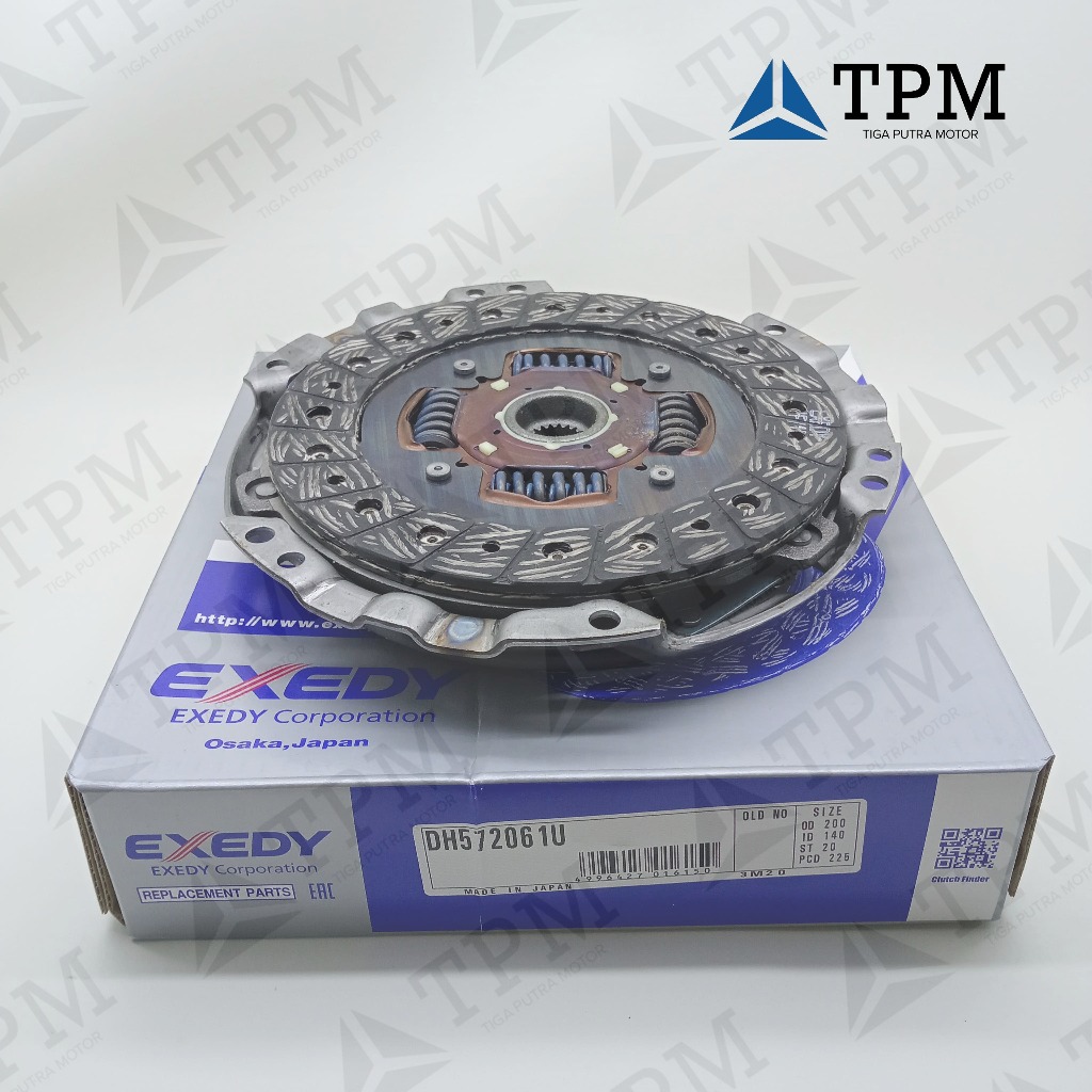 KAMPAS KOPLING DAN MATAHARI SET AVANZA 1.5 / XENIA 1.5 / GRANMAX / LUXIO / TERIOS DH572061U EXEDY