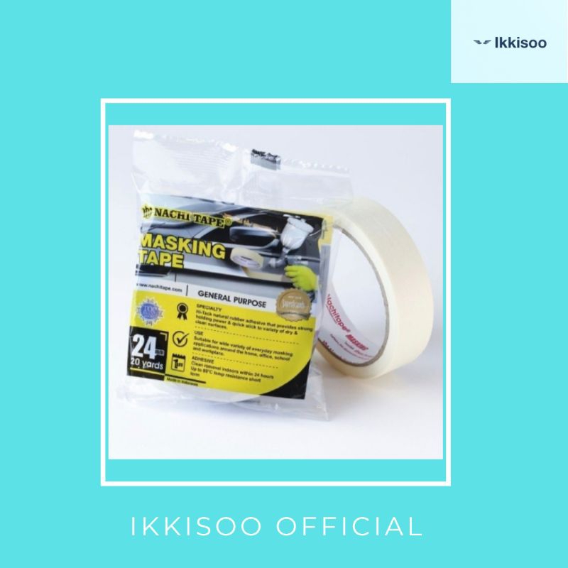 

IKKISOO Isolasi Kertas NACHI Masking Tape 24mm