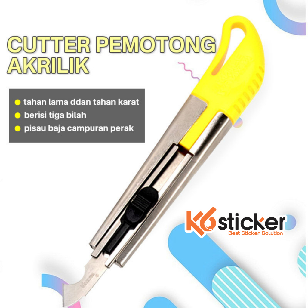 

Pisau Potong Plastik Akrilik Acrylic Plastic Cutter