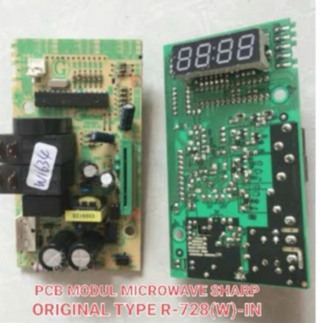 Modul PCB driver Microwave SHARP original untuk model  R-728(W) -IN R-738MT(K)    100% Ori part SHAR