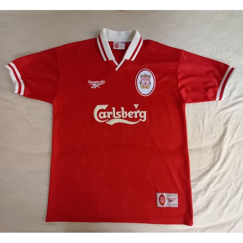 Baju Bola/Jersey Original Liverpool Home 1997 Size M (55x75) - bonus celana LFC 97