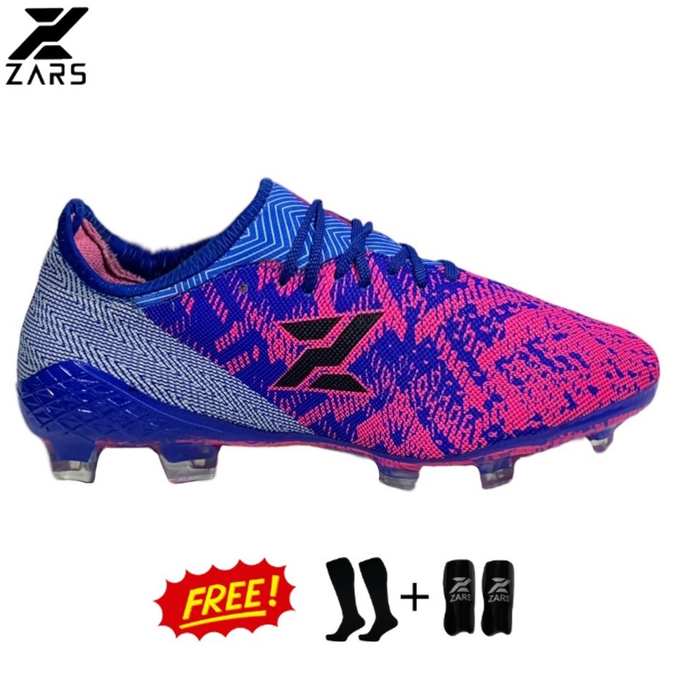 Borong Murah  Zars Sepatu Sepak Bola Nova Strike FG Pink Blue