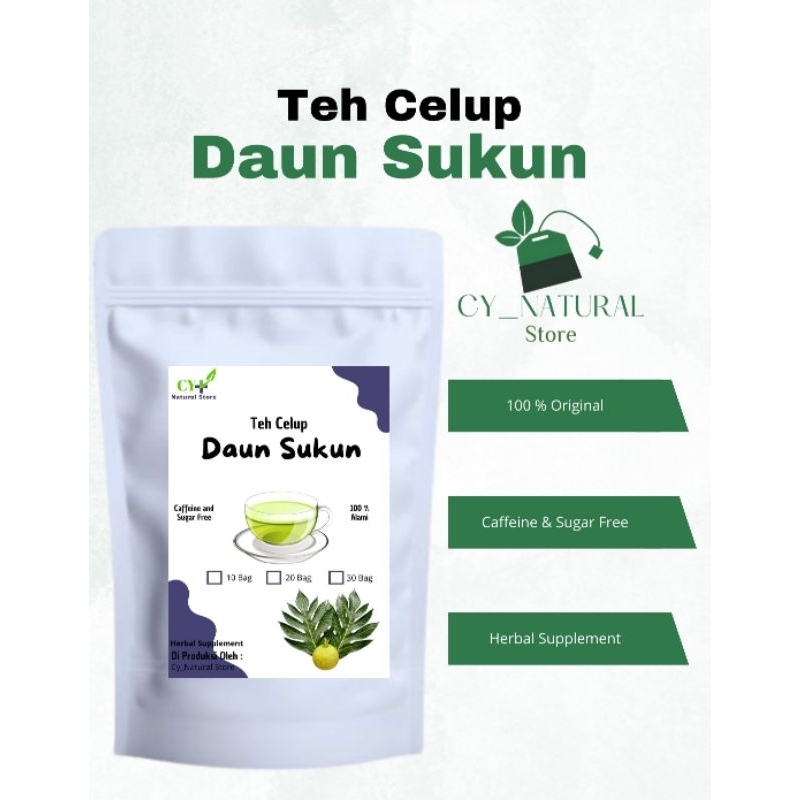 

Teh Daun Sukun Isi 30 Tea Bag Herbal Banyak Manfaat