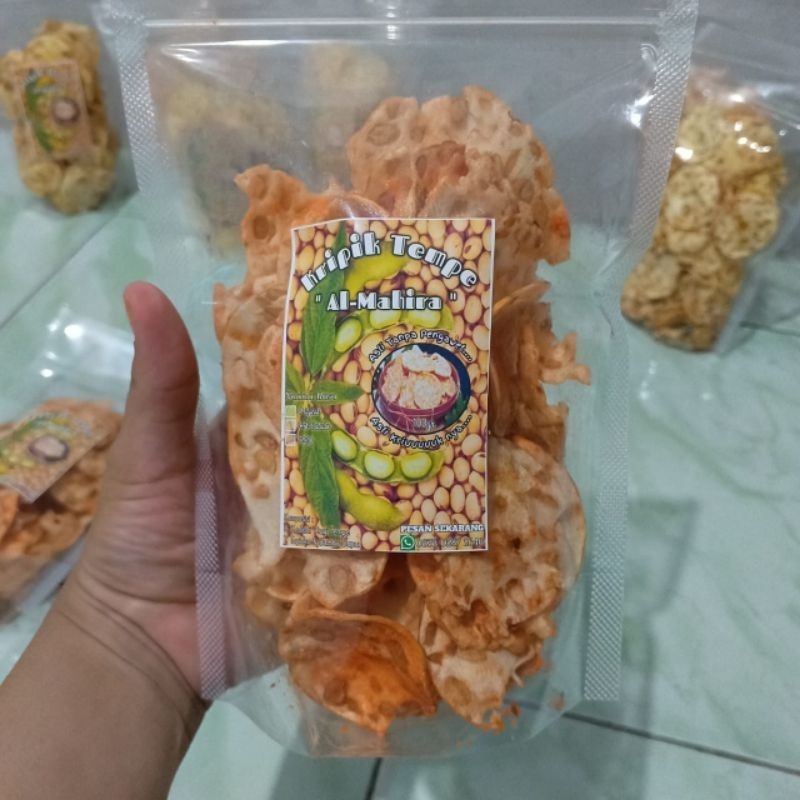 

Keripik Tempe/Kripik Tempe Sagu/Makanan Ringan/Tempe Goreng - Kripik Tempe "Al-Mahira