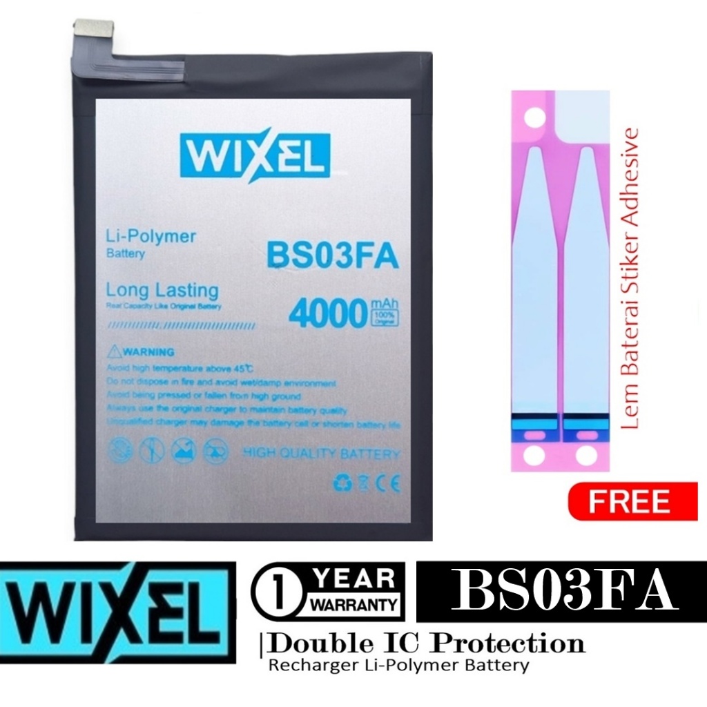 Baterai Wixel Xiaomi Black Shark 2 BlackShark 2 Pro BS03FA Double 2IC Protection