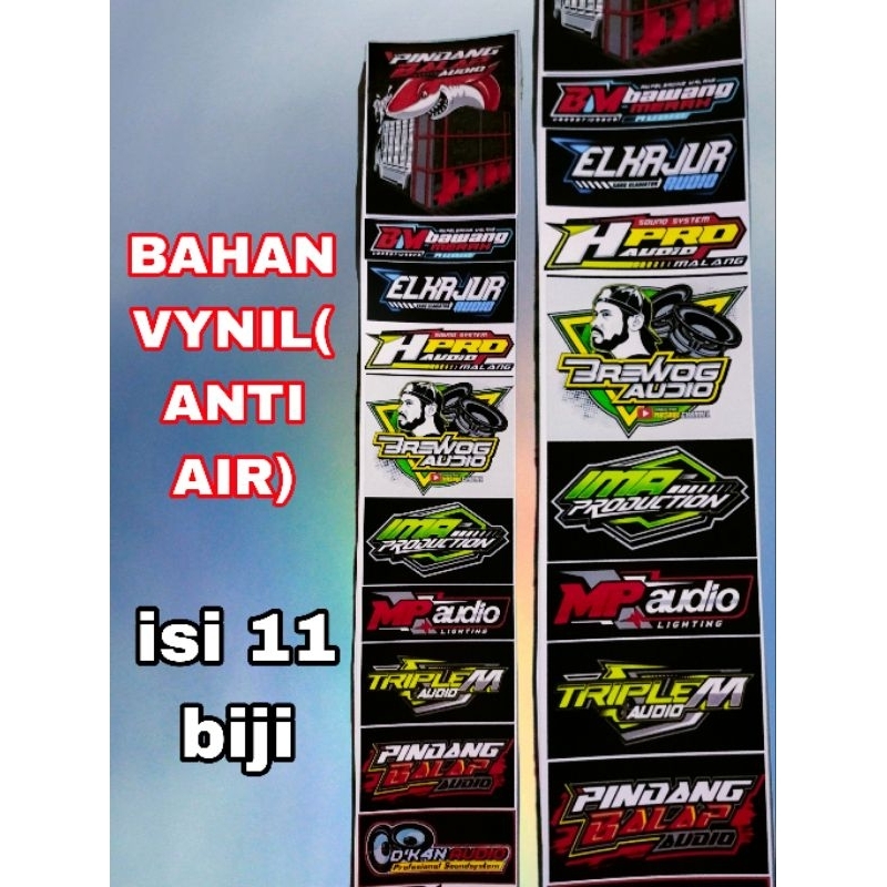 

STIKER AUDIO | STIKER SOUND | STIKER SOUNDSYSTEM | STIKER ANTI AIR | STIKER VYNIL | STIKER PACK ISI 11 BIJI