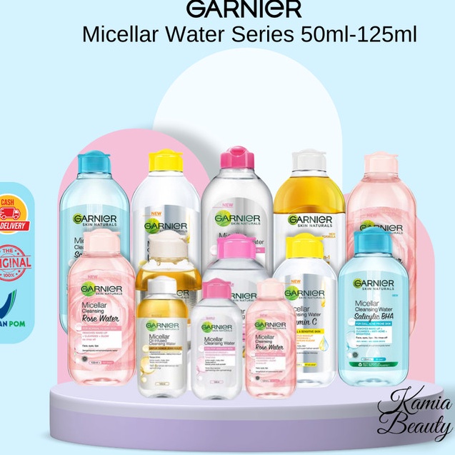 Special NAJMU  Garnier Mclr Wtr Series 5ml125ml Pink Blue Oil Infused Vit C  Mclr Pink 125ml