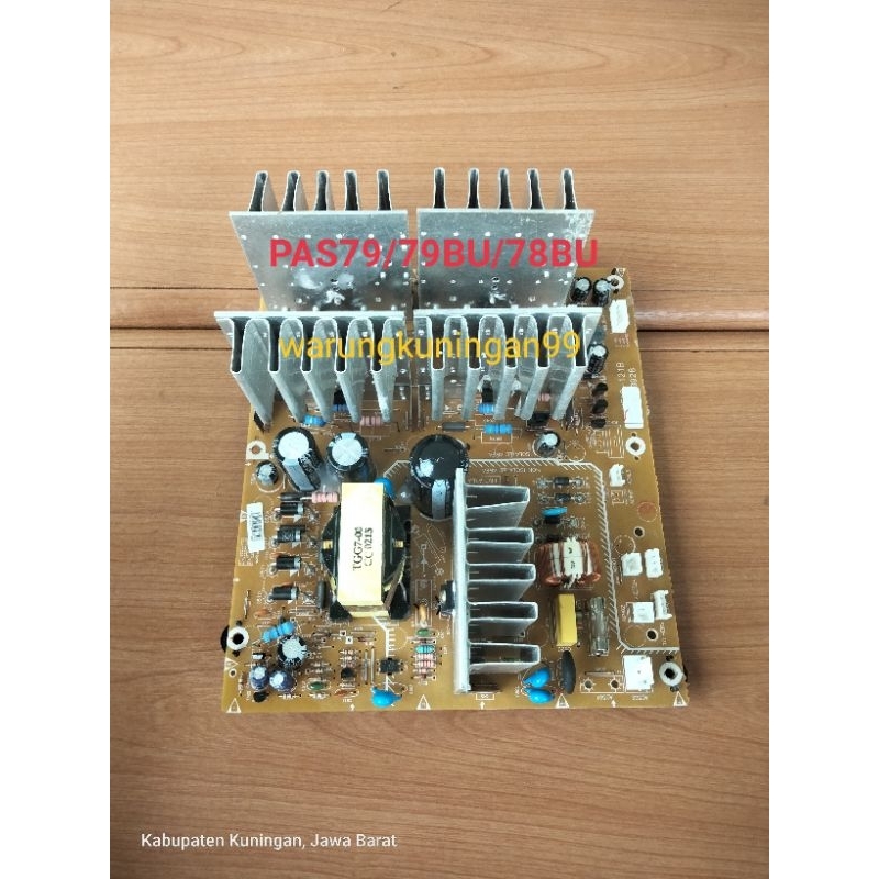 Mesin amplifier Speaker aktif Polytron Kit amplifier speaker aktif Polytron