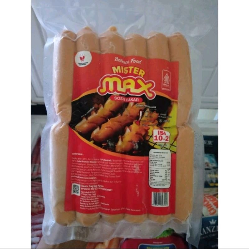 

Mister Max Sosis Bakar 500gr