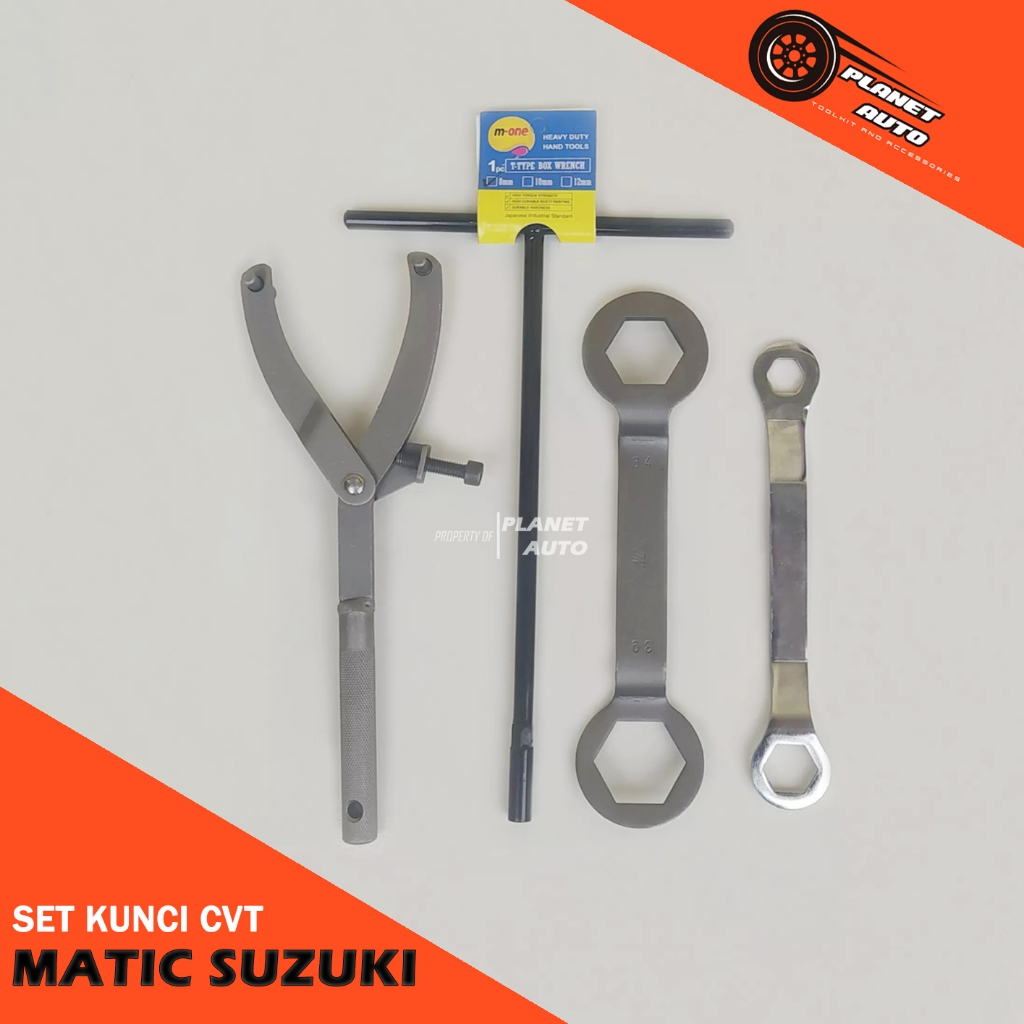 Set Paket Kunci CVT Motor Matic Suzuki Lengkap