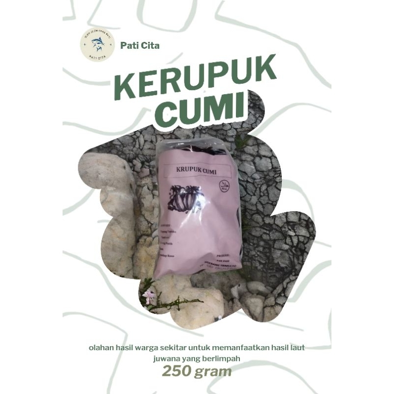 

Kerupuk cumi cumi khas juwana berat bersih 250