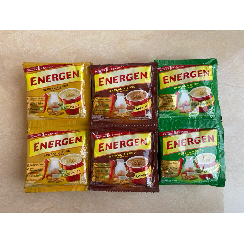 

5 Sachet Energen Sereal & Susu