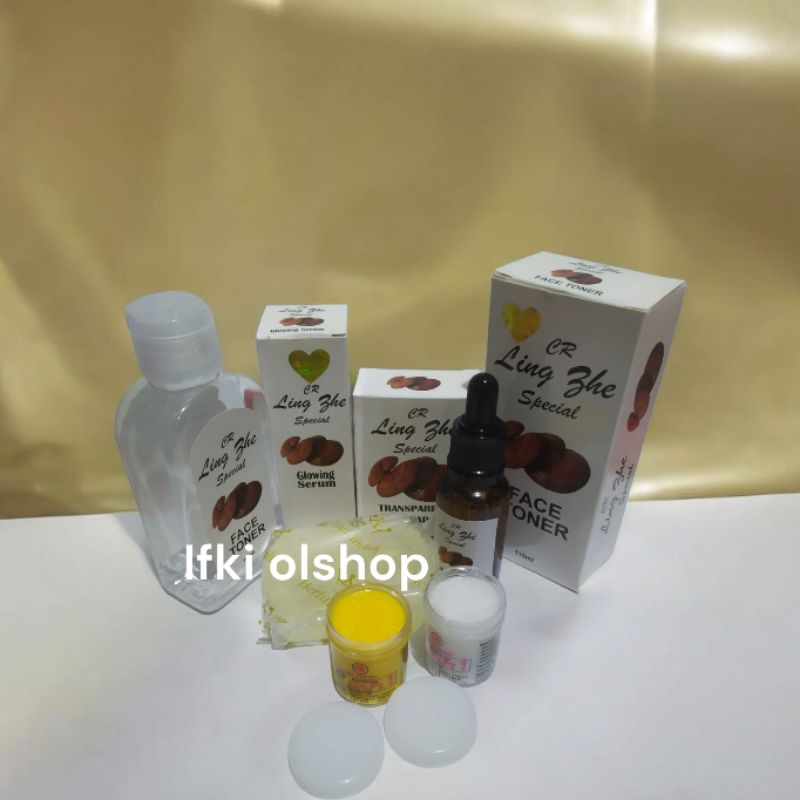 paket komplit krim lingshi / pemutih ling-shi