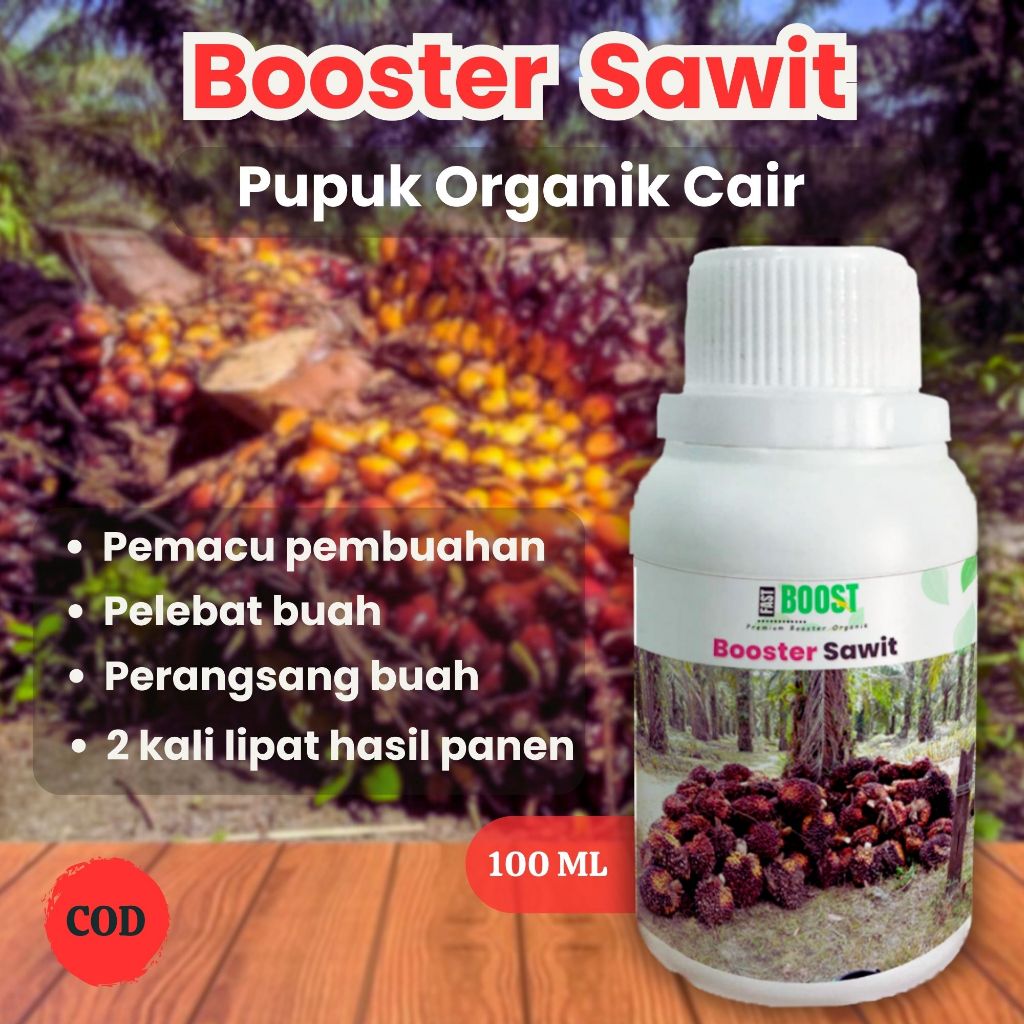 Pupuk cair organik buah sawit super lebat booster buah sawit biar cepat berbuah lebat