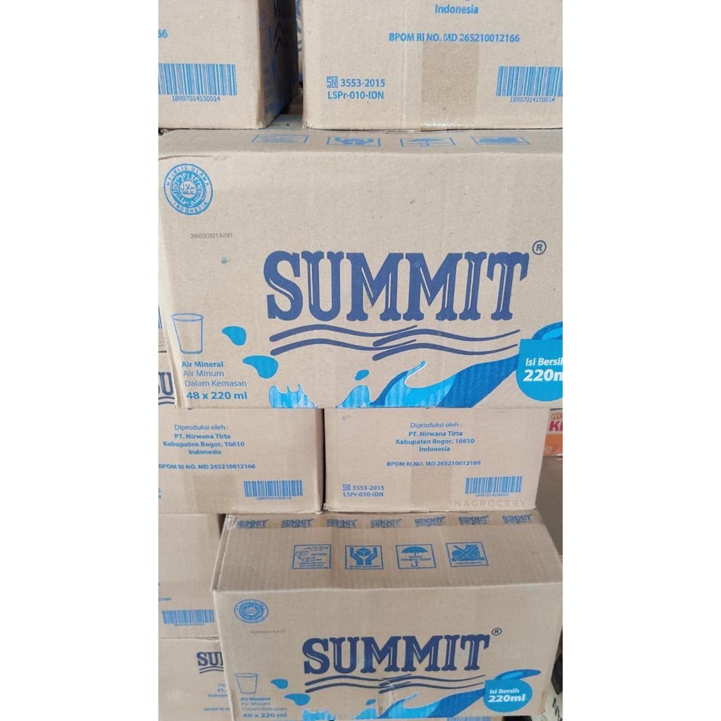 AIR MINERAL SUMMIT 48pcs x 220ml