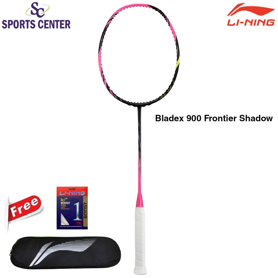 New Raket Badminton Lining Bladex 900 Frontier Shadow Raspberry