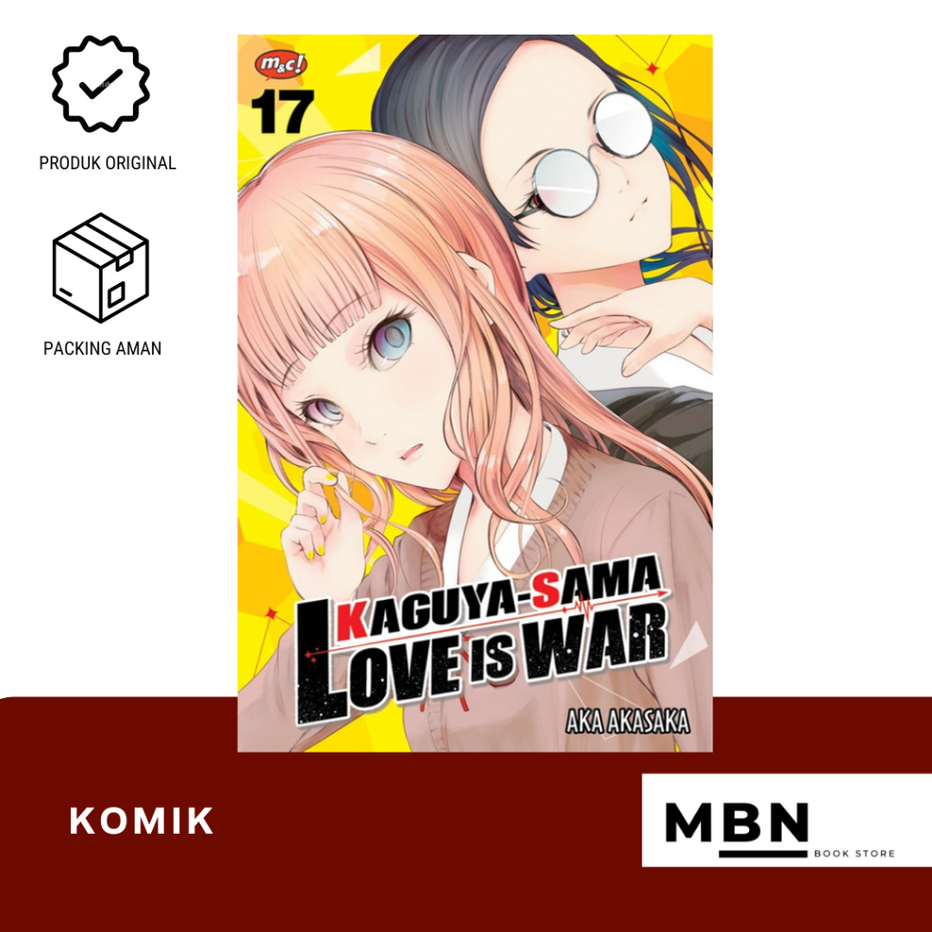 Komik seri KAGUYA-SAMA LOVE IS WAR VOL 1-17 ori