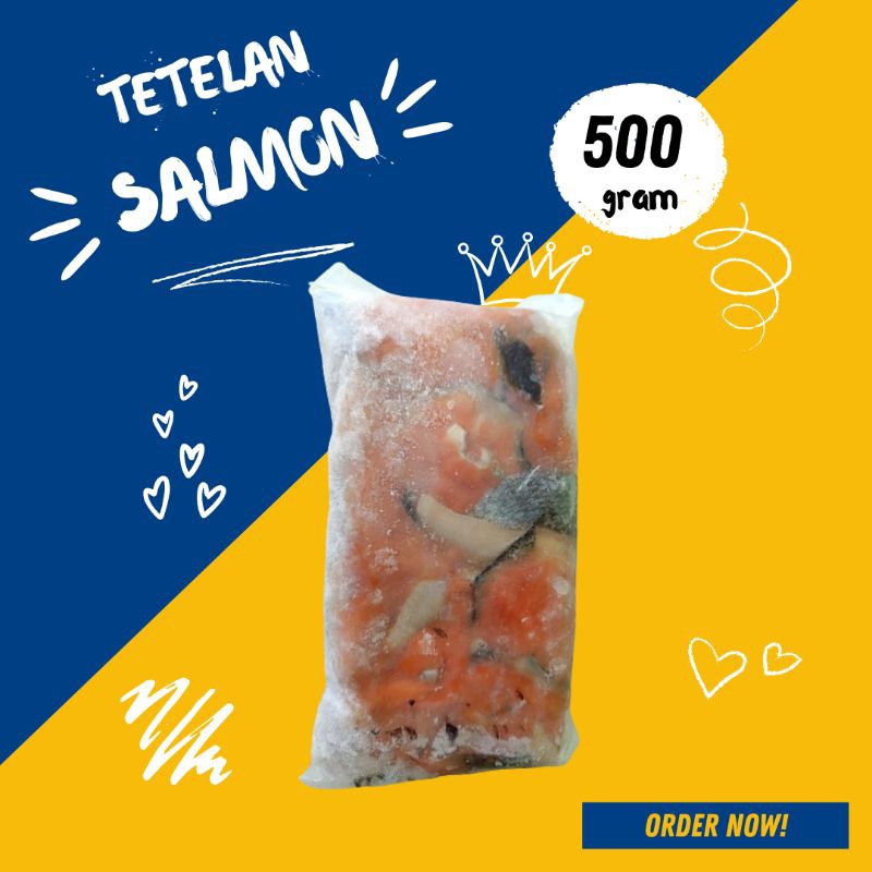

Tetelan Salmon A15 tanpa duri 500gr