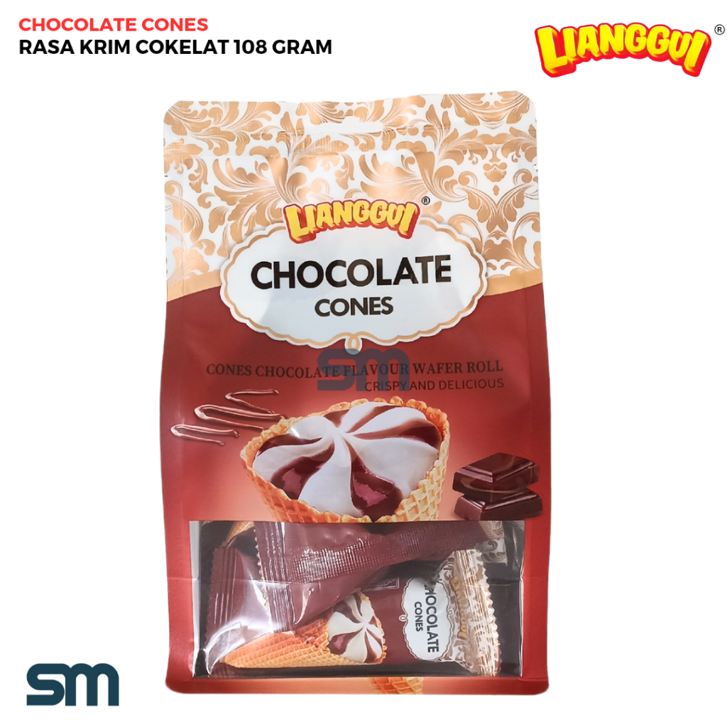 

LIANGGUI SNACK CHOCOLATE CONES 108 GRAM