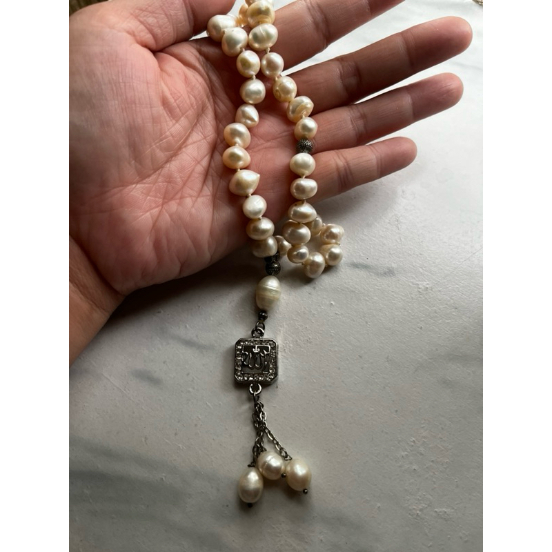 Tasbih & Kalung Mutiara air tawar asli (Lombok)